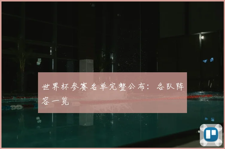 世界杯参赛名单完整公布：各队阵容一览